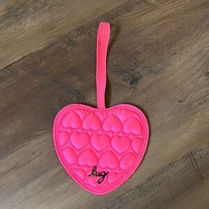 NWOT Lug Pink Heart Travel Bag Tag